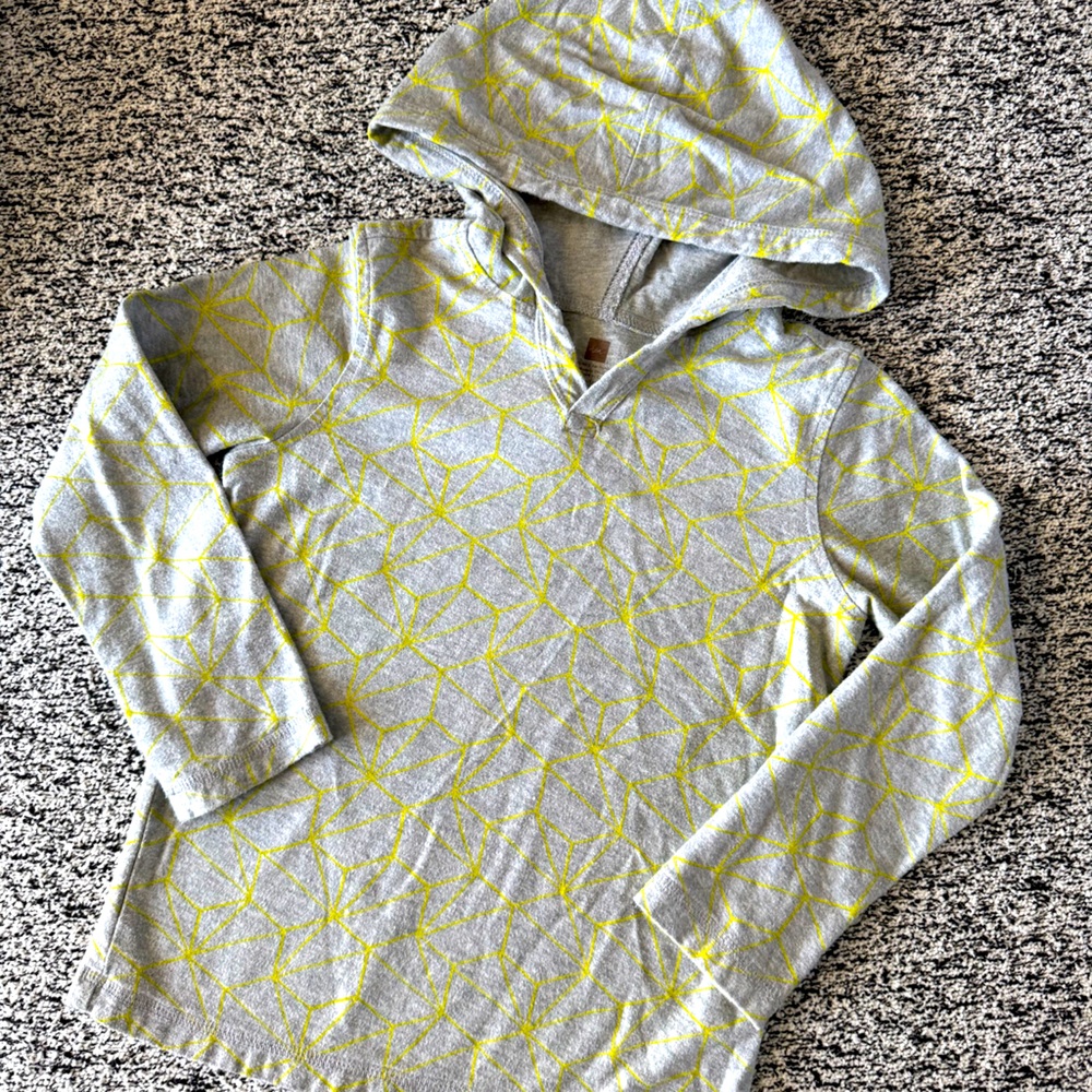 Tea Collection long sleeve hooded shirt